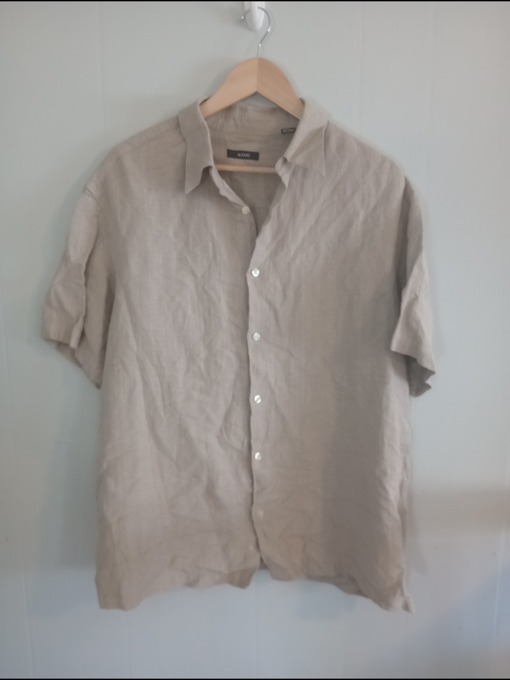 Alfani Men's Linen/Rayon Shirt Size XL